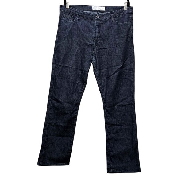 XOXO Fragile Jeans Women's Dark Wash Bootcut Denim Pants Size 15 - Picture 1 of 11